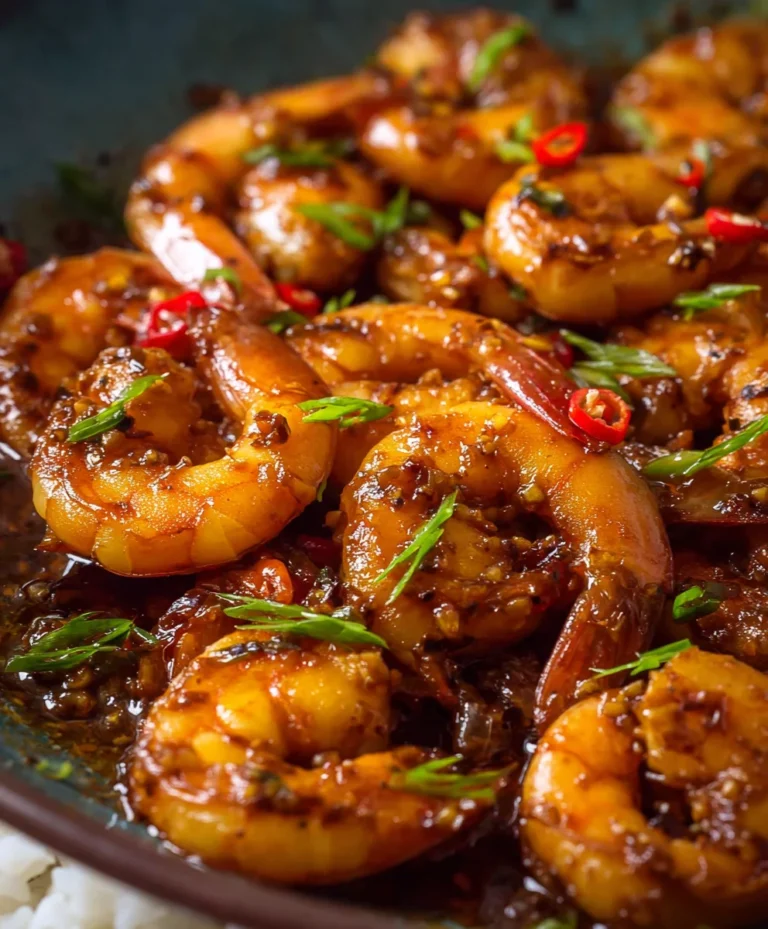Spicy Asian Chilli Garlic Prawns Recipe