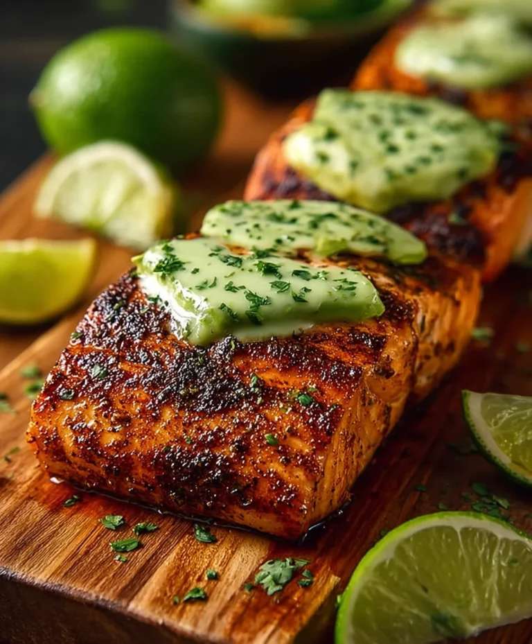 Cajun Salmon Avocado Lime Recipe-Healthy & Flavorful
