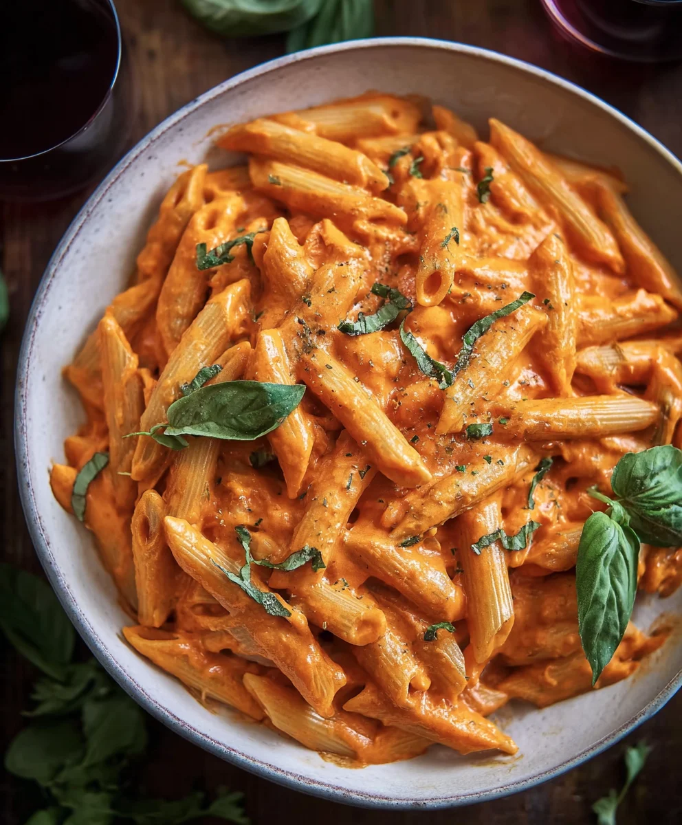 Healthy Penne Alla Vodka Extract - Light & Flavorful Dinner