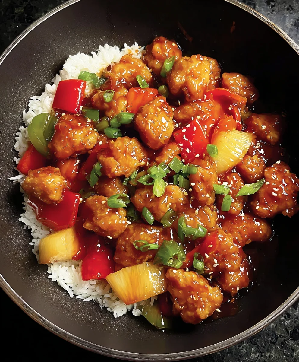 Easy Sweet Sour Chicken Recipe-Quick Weeknight Meal