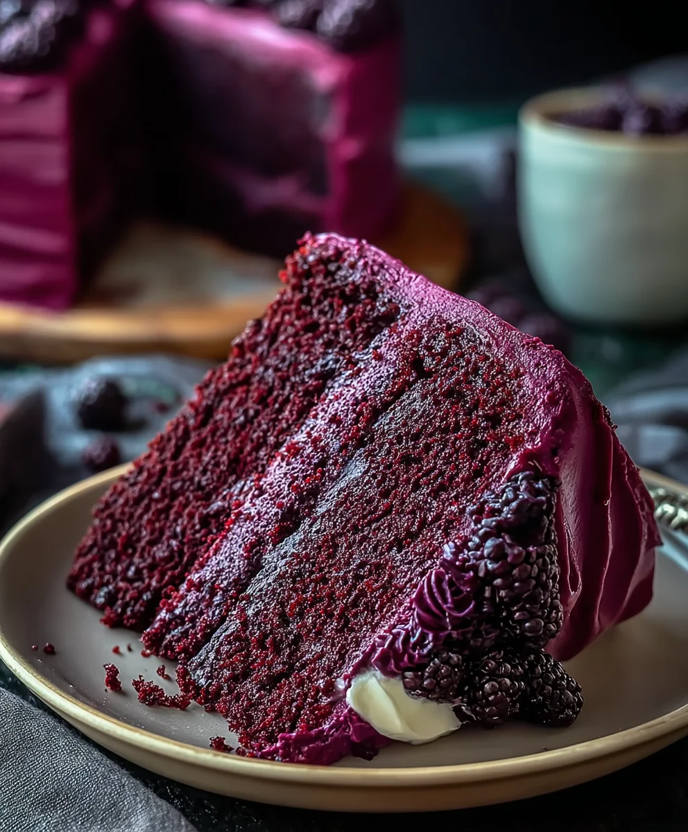 Delicious Purple Velvet Cake Recipe-Easy & Rich