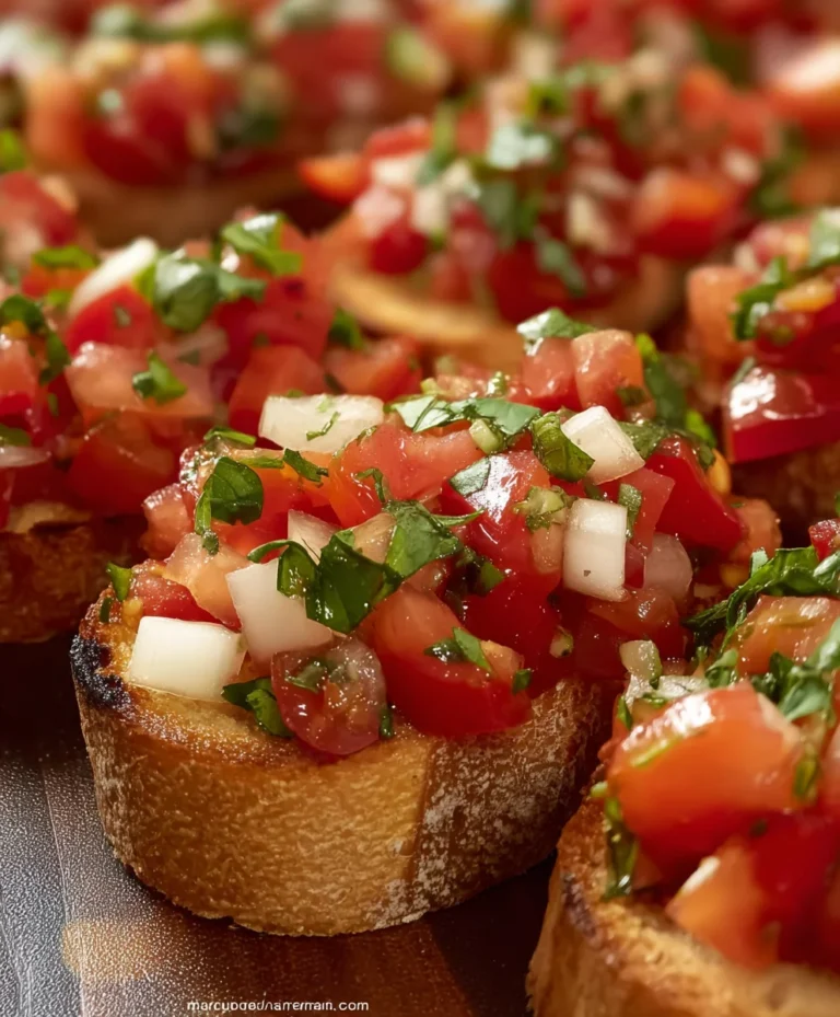 Easy Tomato Bruschetta Recipe-Fresh Appetizer