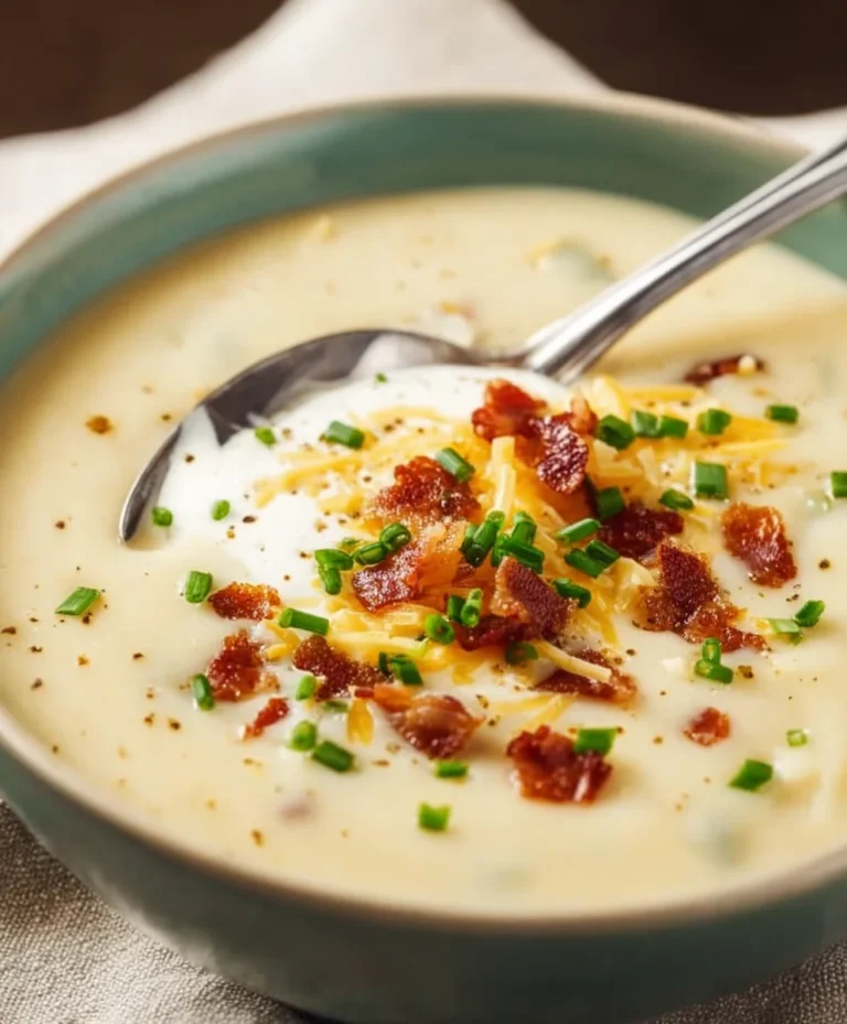 Creamy Baked Potato Soup – Comforting Meal