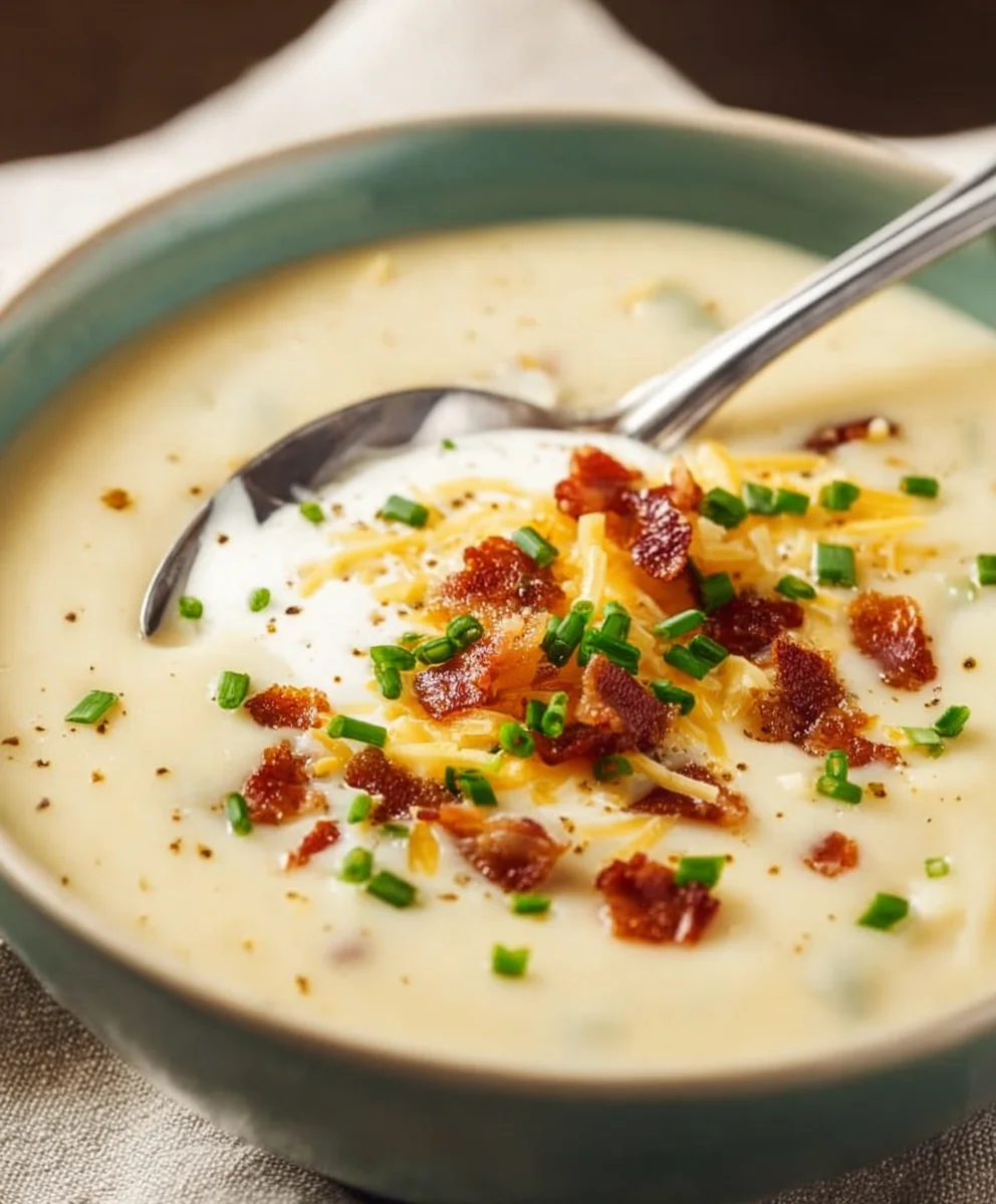 Creamy Baked Potato Soup - Comforting Meal