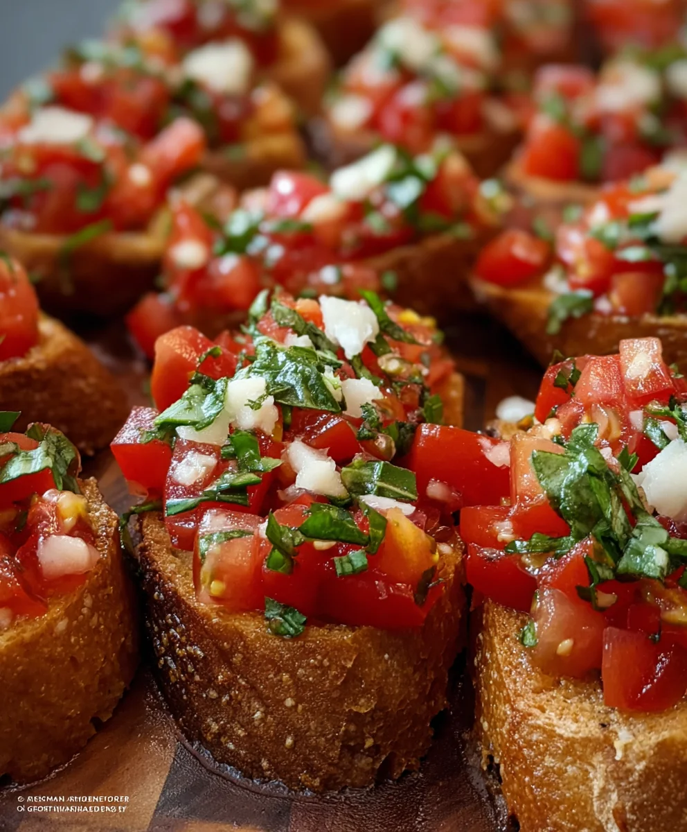 Easy Tomato Bruschetta Recipe-Fresh Appetizer