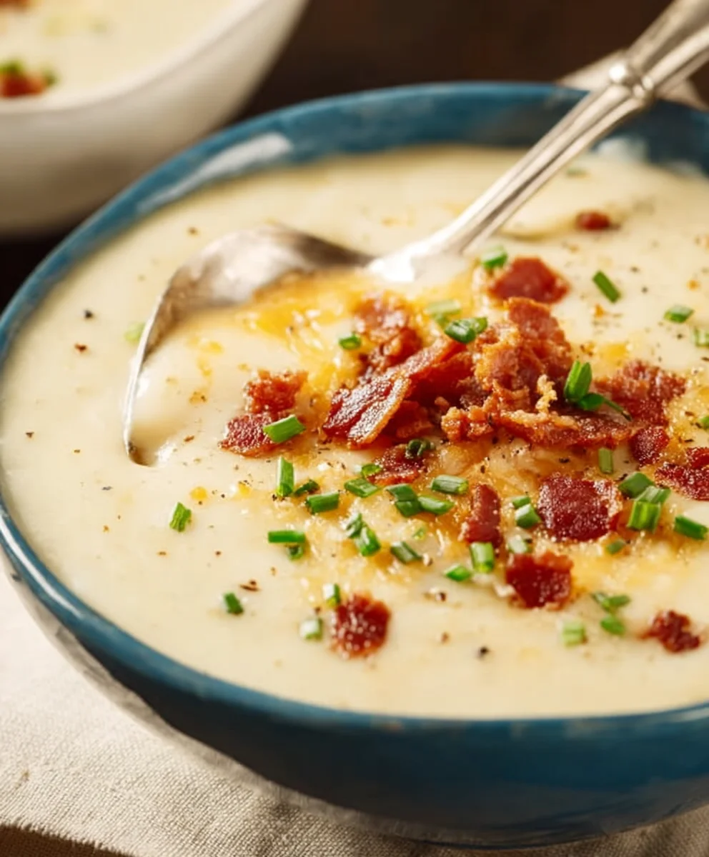 Creamy Baked Potato Soup - Comforting Meal