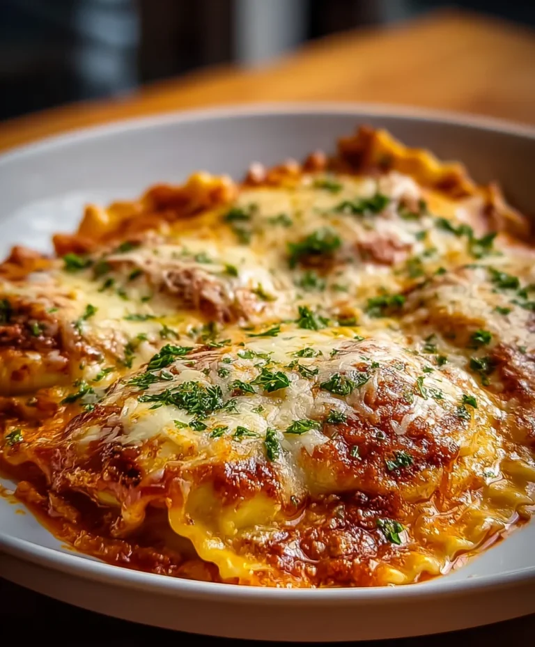 Million Dollar Beef Ravioli Lasagna-Decadent Recipe