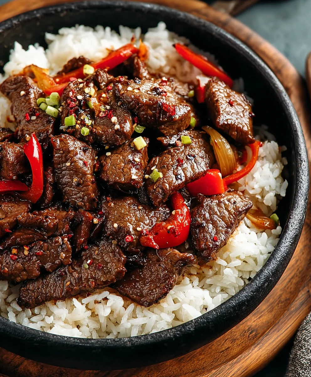 Spicy Black Pepper Beef Recipe - Quick & Flavorful Meal