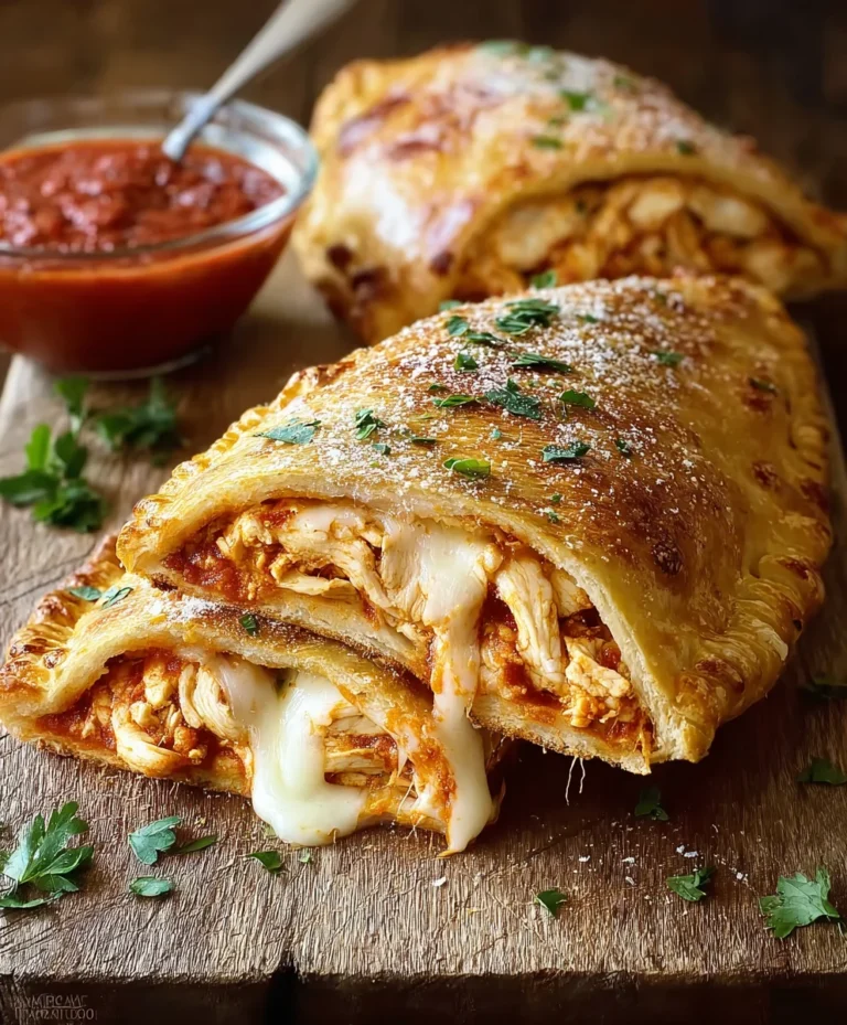 Easy Chicken Calzone Recipe-Quick Dinner Delight