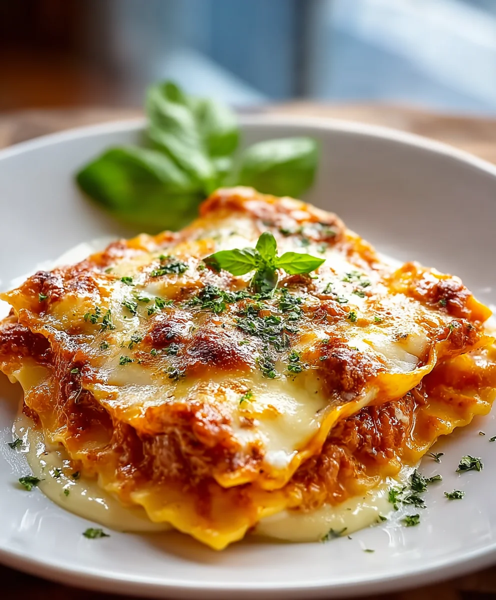 Million Dollar Beef Ravioli Lasagna-Decadent Recipe