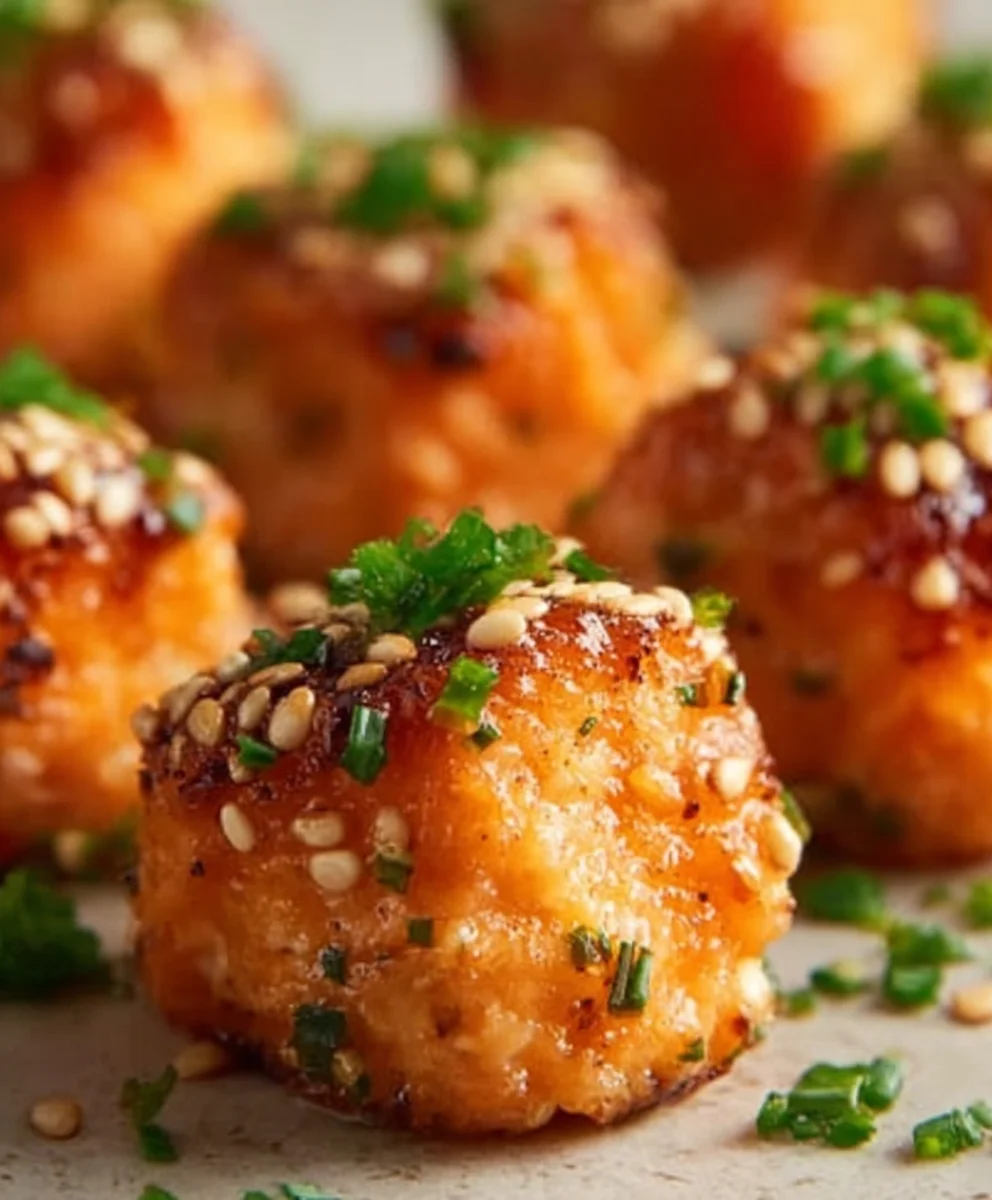 Bang Bang Salmon Bites-Spicy Sweet Seafood Delight