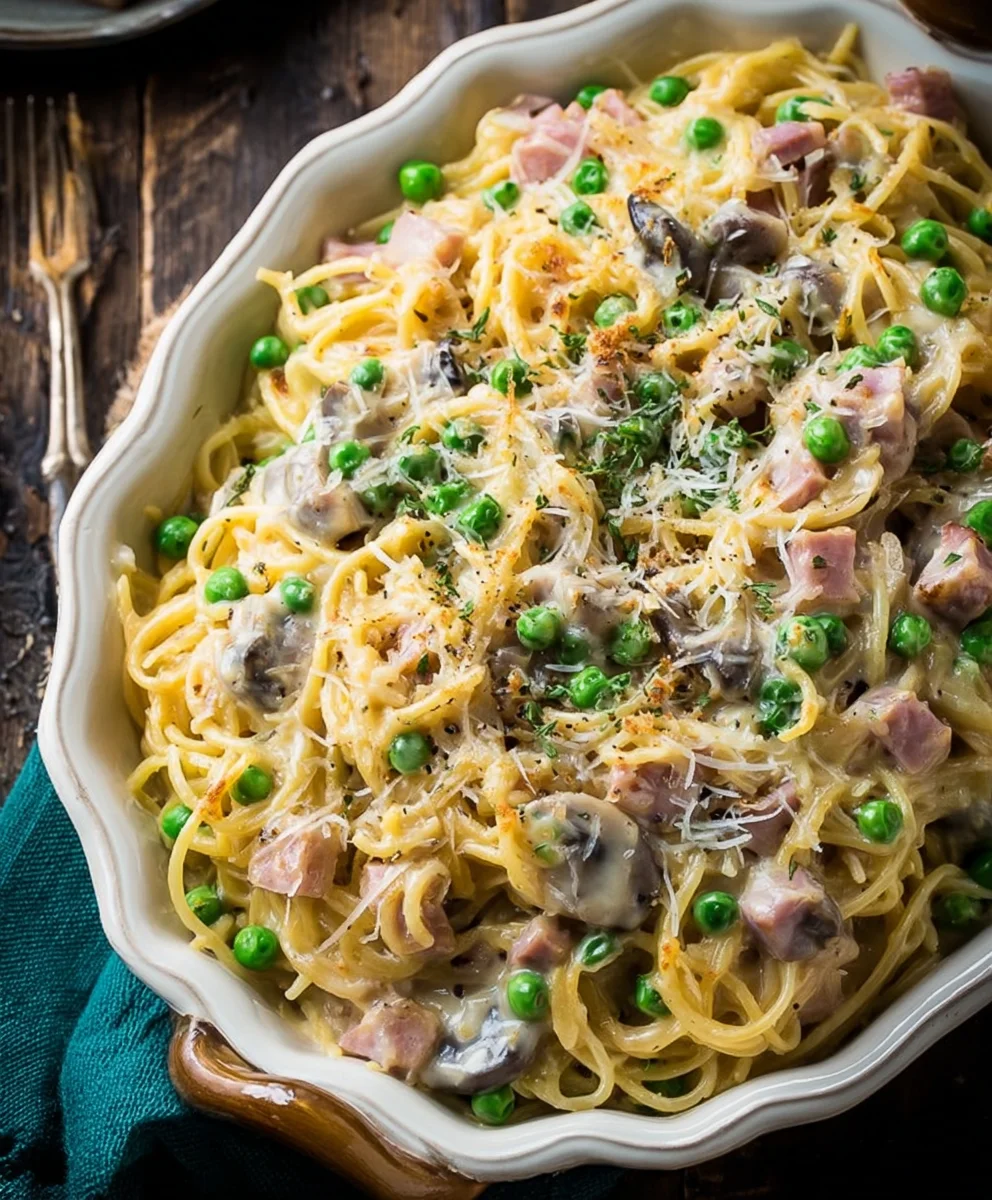 Beef Beef Ham Tetrazzini Recipe-Deliciously Savory Comfort Food