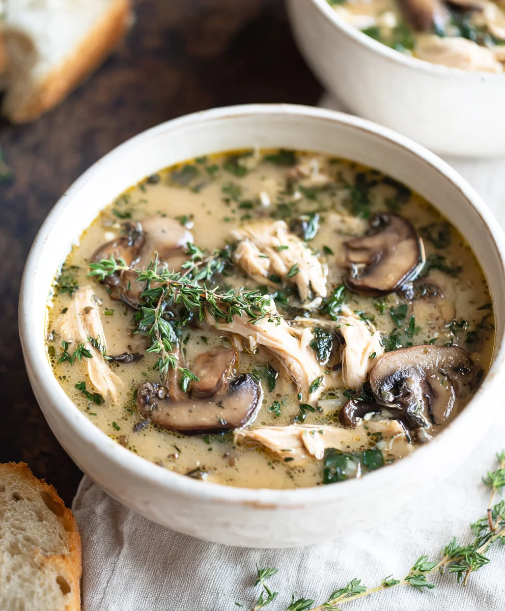 Rotisserie Chicken Mushroom Soup - Cozy Comfort Recipe