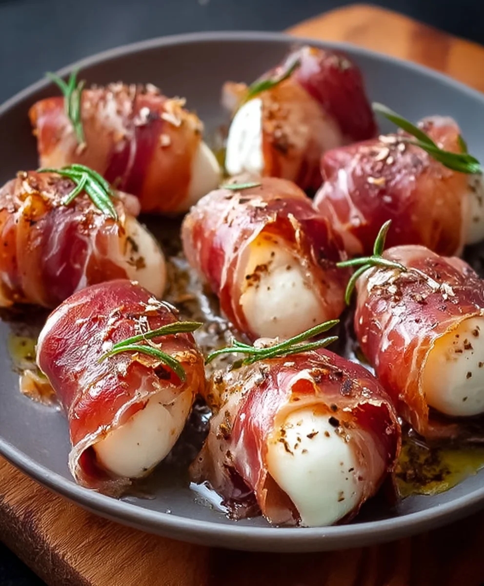 Beef Beef Prosciutto Mozzarella Bites - Easy Appetizer