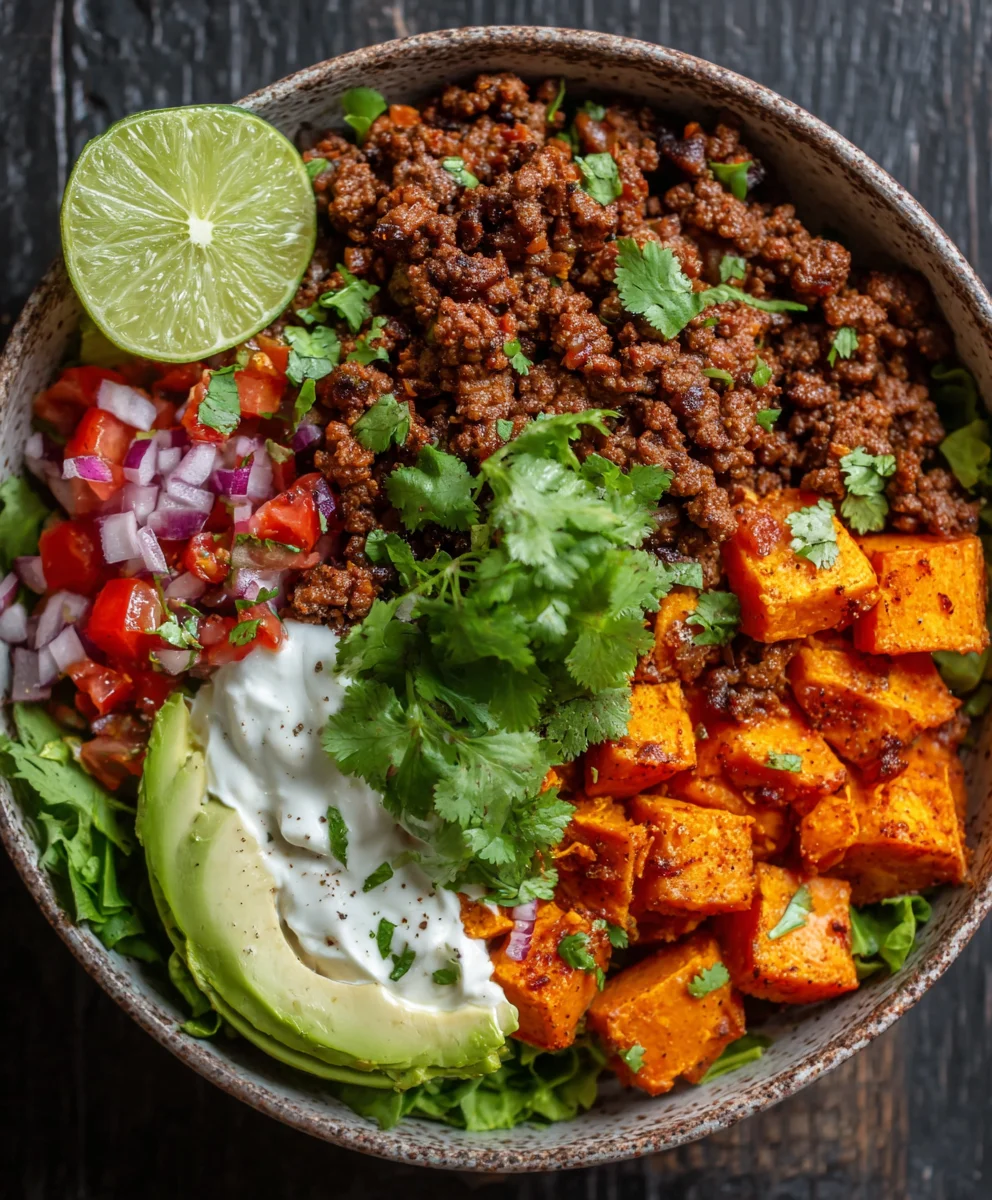 Sweet Potato Taco Bowl- Easy & Delicious Meal