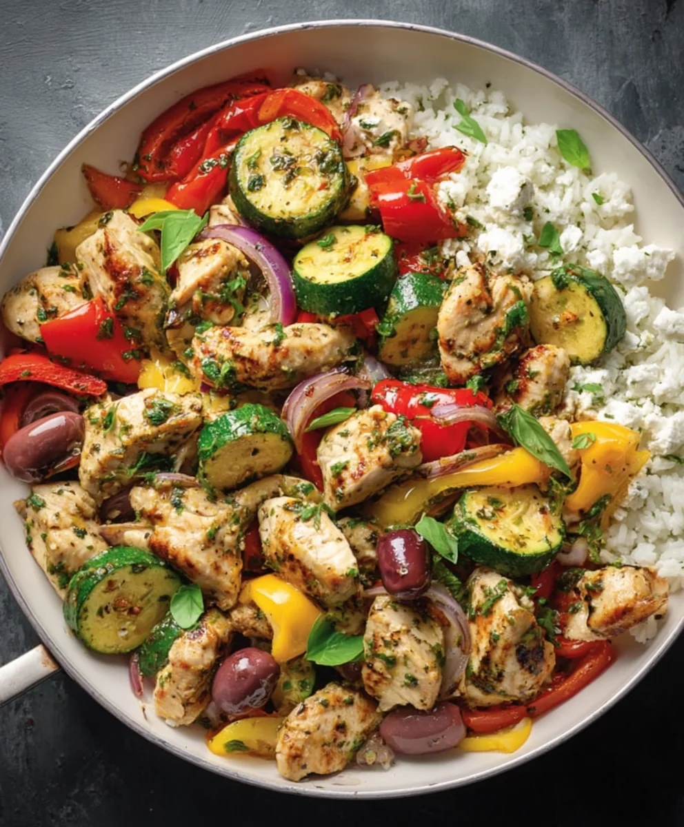 Easy Mediterranean Chicken Stir Fry Recipe
