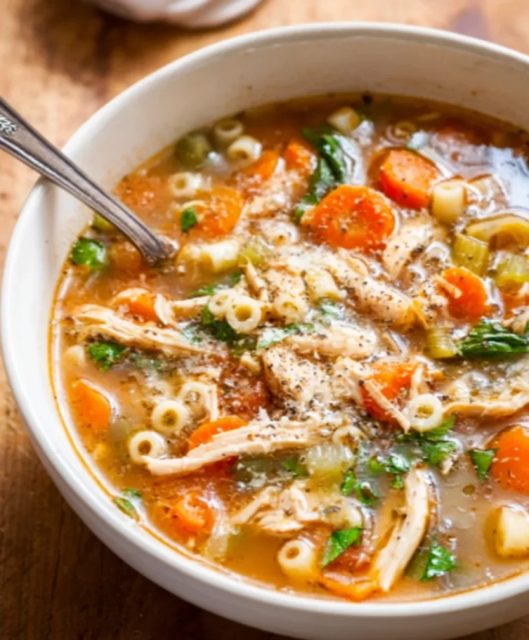 Authentic Sicilian Chicken Soup Recipe- Hearty & Flavorful