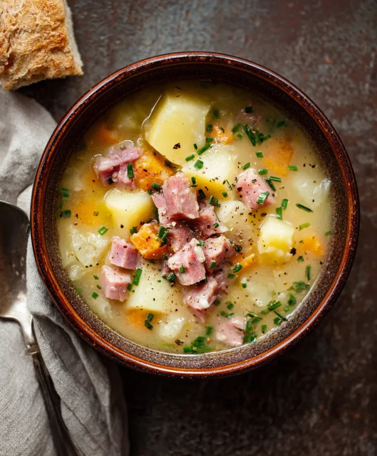 Slow Cooker Beef Beef Ham Potato Soup – Easy Dinner