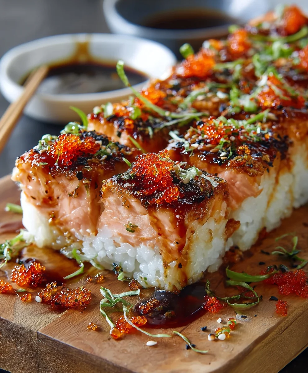 Spicy Salmon Sushi Bake-Easy Oven Baked Flavor