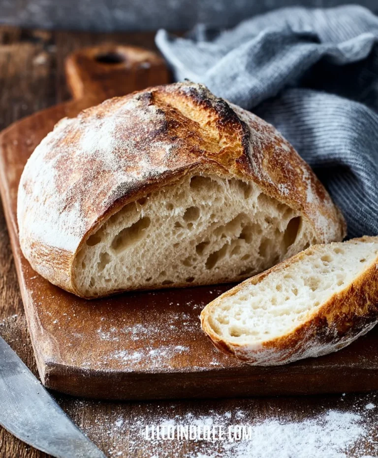 Easy Rustic Bread Recipe-Simple & Delicious