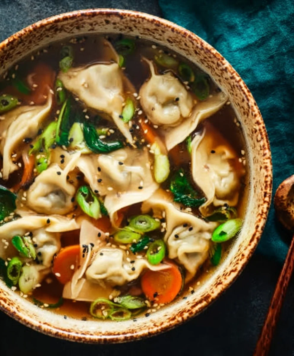 Hearty Beef Potsticker Soup - Easy & Delicious Recipe