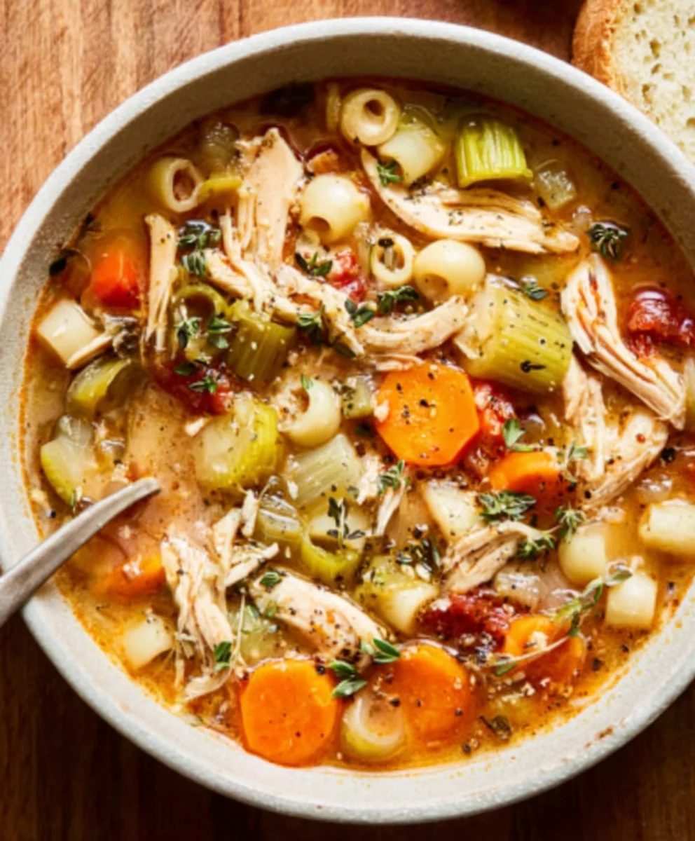 Authentic Sicilian Chicken Soup Recipe- Hearty & Flavorful