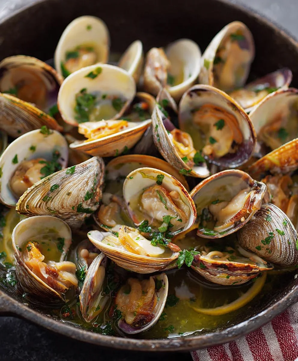 Garlic Butter Clams - Quick & Easy Seafood Delight