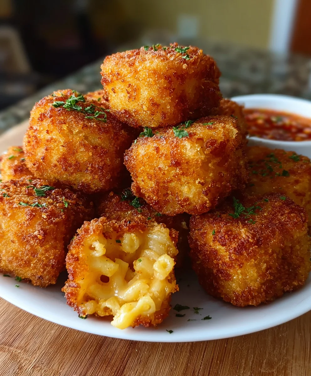 Crispy Fried Mac and Cheese Bites Recipe - Easy Appetizer
