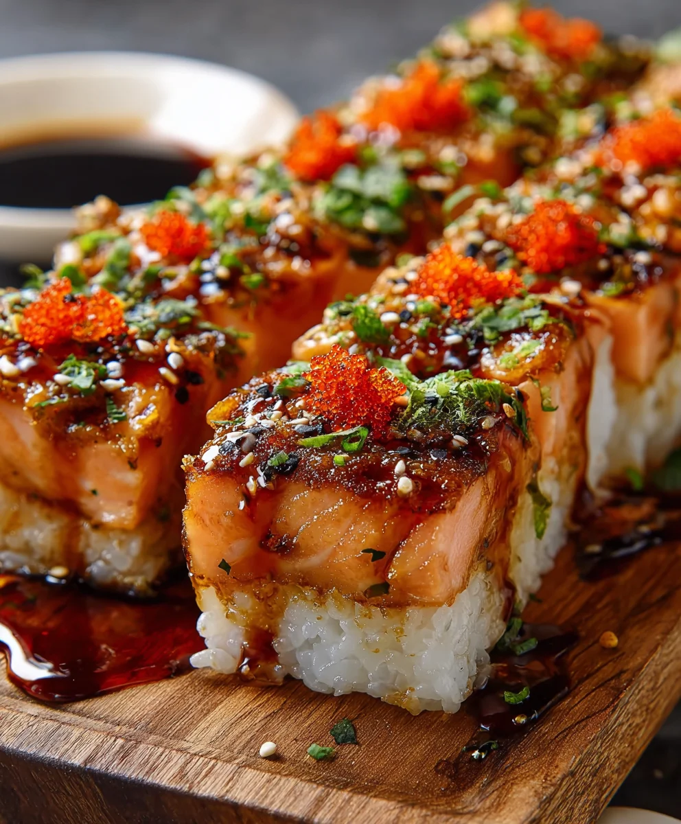 Spicy Salmon Sushi Bake-Easy Oven Baked Flavor