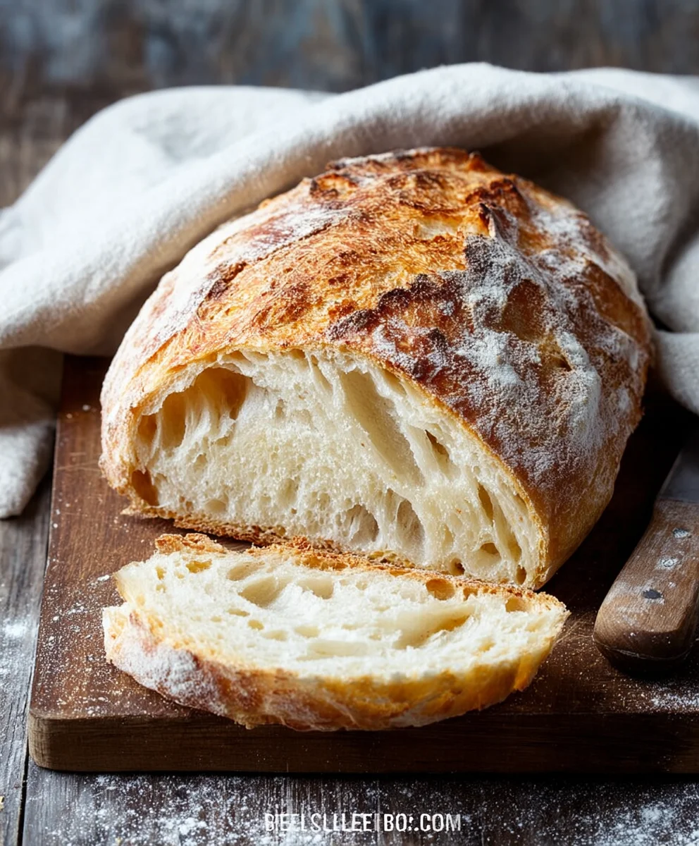 Easy Rustic Bread Recipe-Simple & Delicious