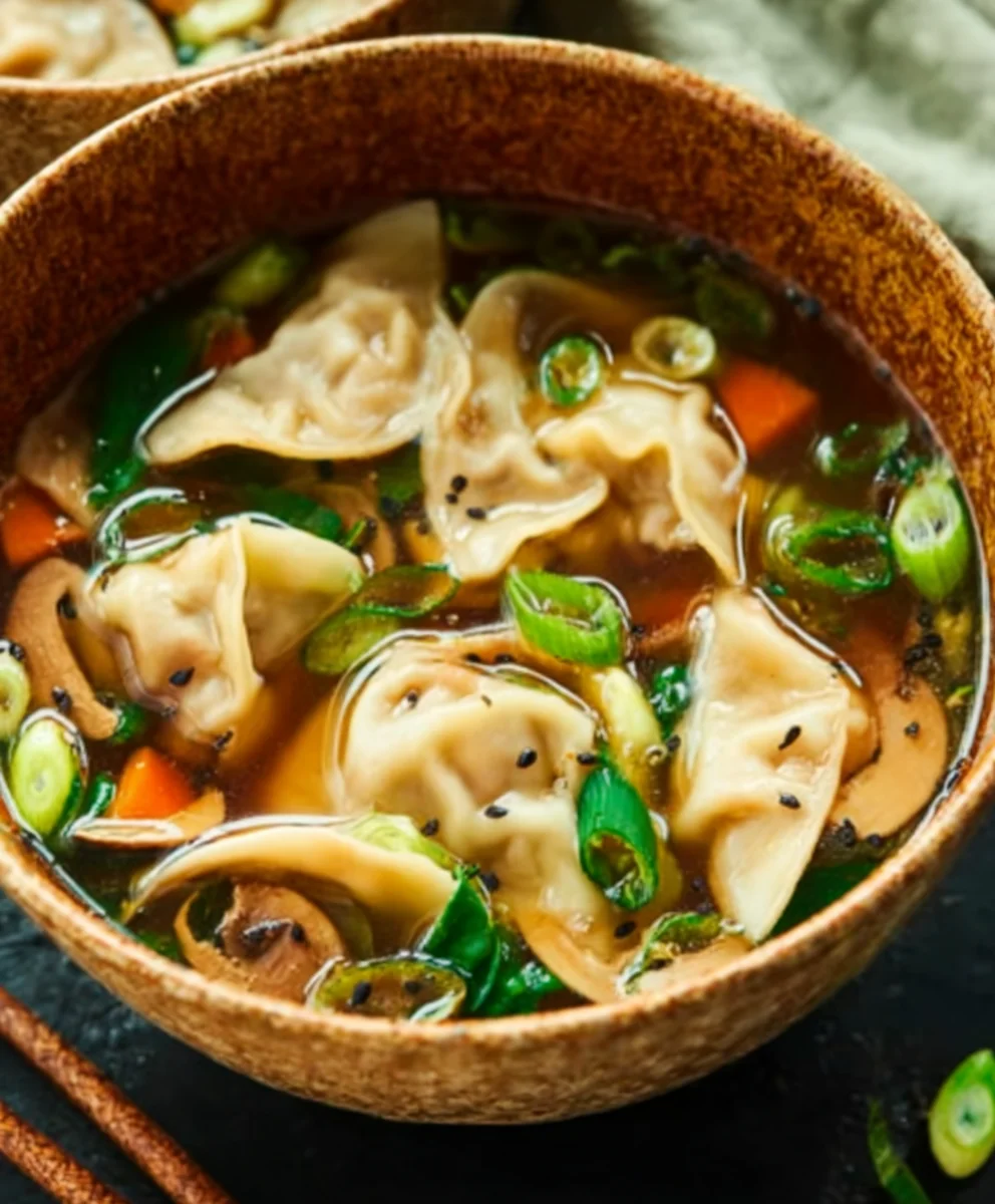 Hearty Beef Potsticker Soup - Easy & Delicious Recipe