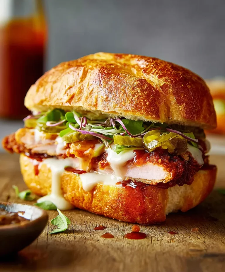 Spicy Baked Nashville Hot Beef Sandwich Recipe
