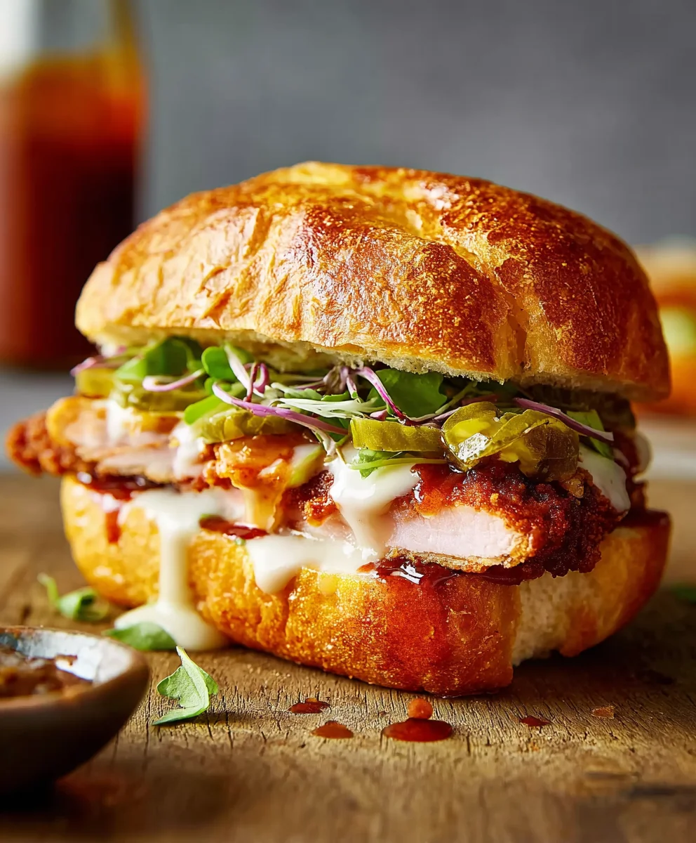 Spicy Baked Nashville Hot Beef Sandwich Recipe