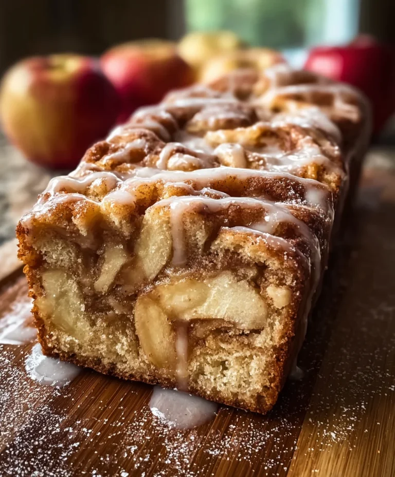 Cinnamon Apple Fritter Bread-Easy Quick Recipe
