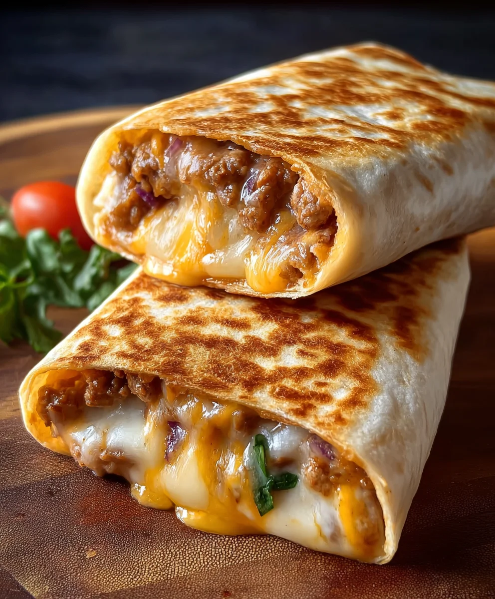 Ultimate Grilled Cheese Burrito- Easy Delicious Recipe