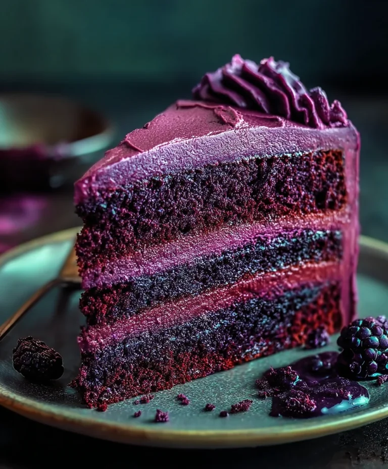 Delicious Purple Velvet Cake Recipe-Easy & Rich