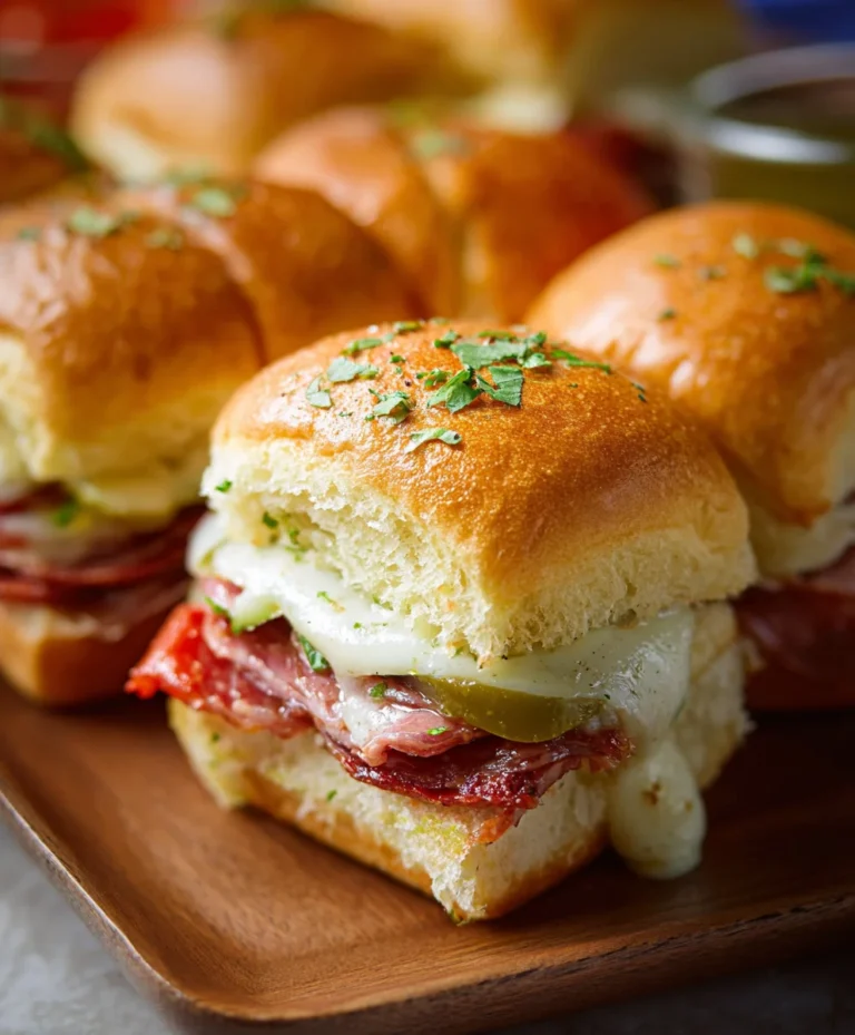Easy Hot Beef Sub Sliders-Flavorful Party Bites