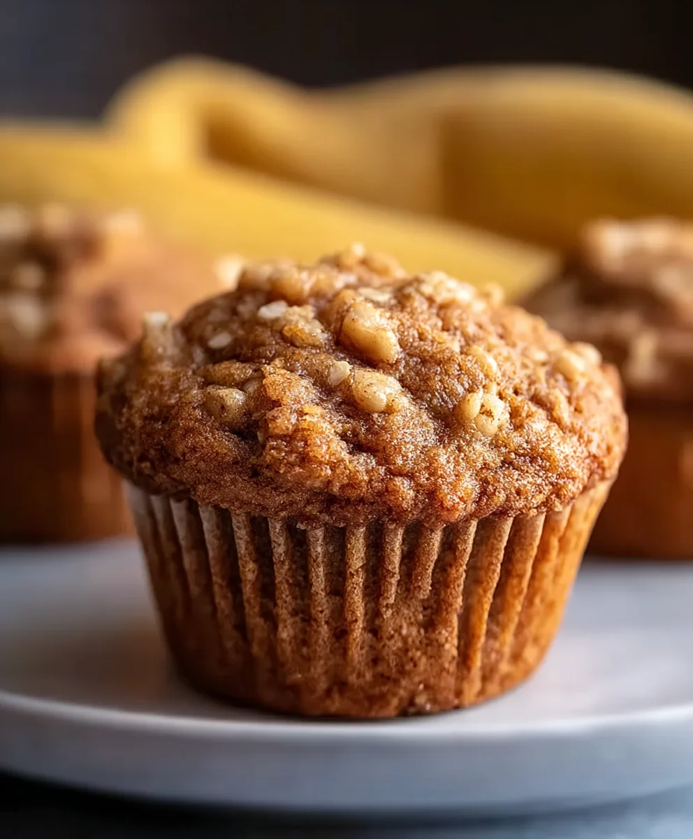 Healthy Banana Oatmeal Muffins-Easy & Delicious