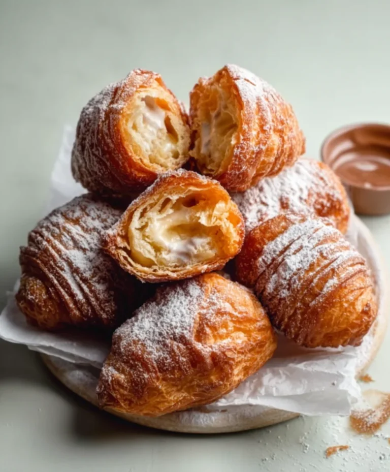 Fried Croissant Beignets-Decadent French Pastry Recipe