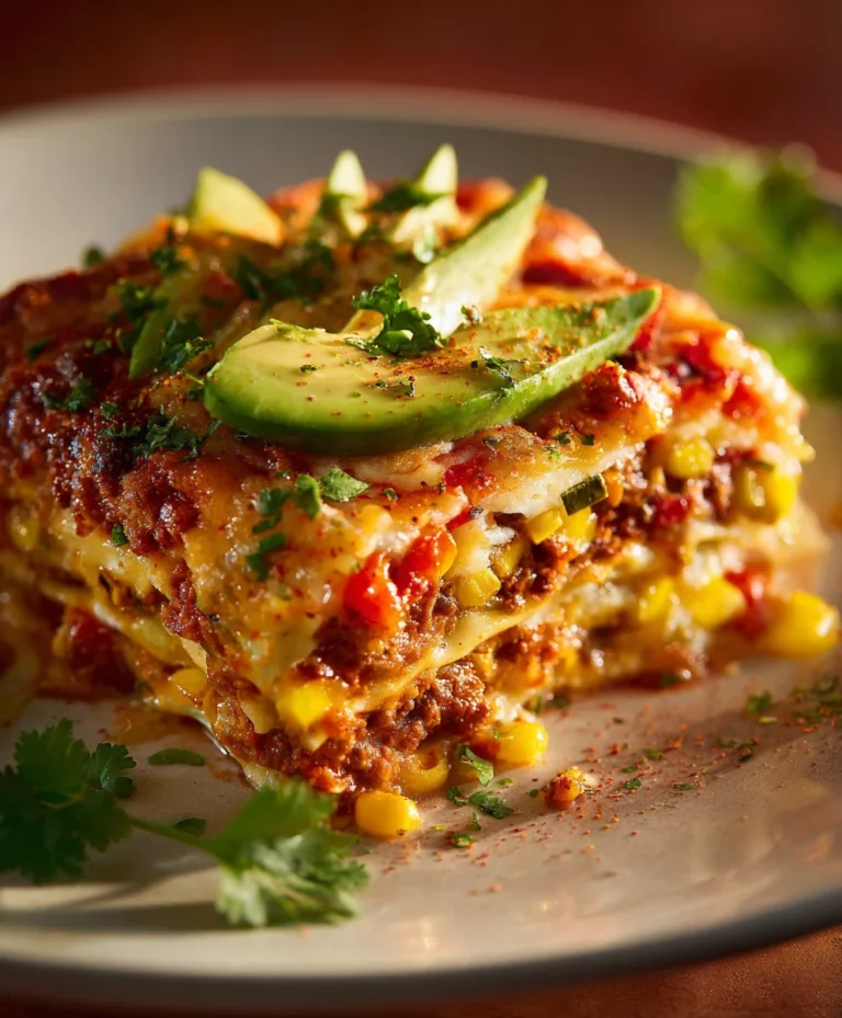 Delicious Veggie Mexican Lasagna – Easy & Flavorful