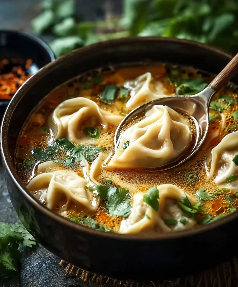 Comforting Beef Potsticker Soup – Cozy Night Recipe