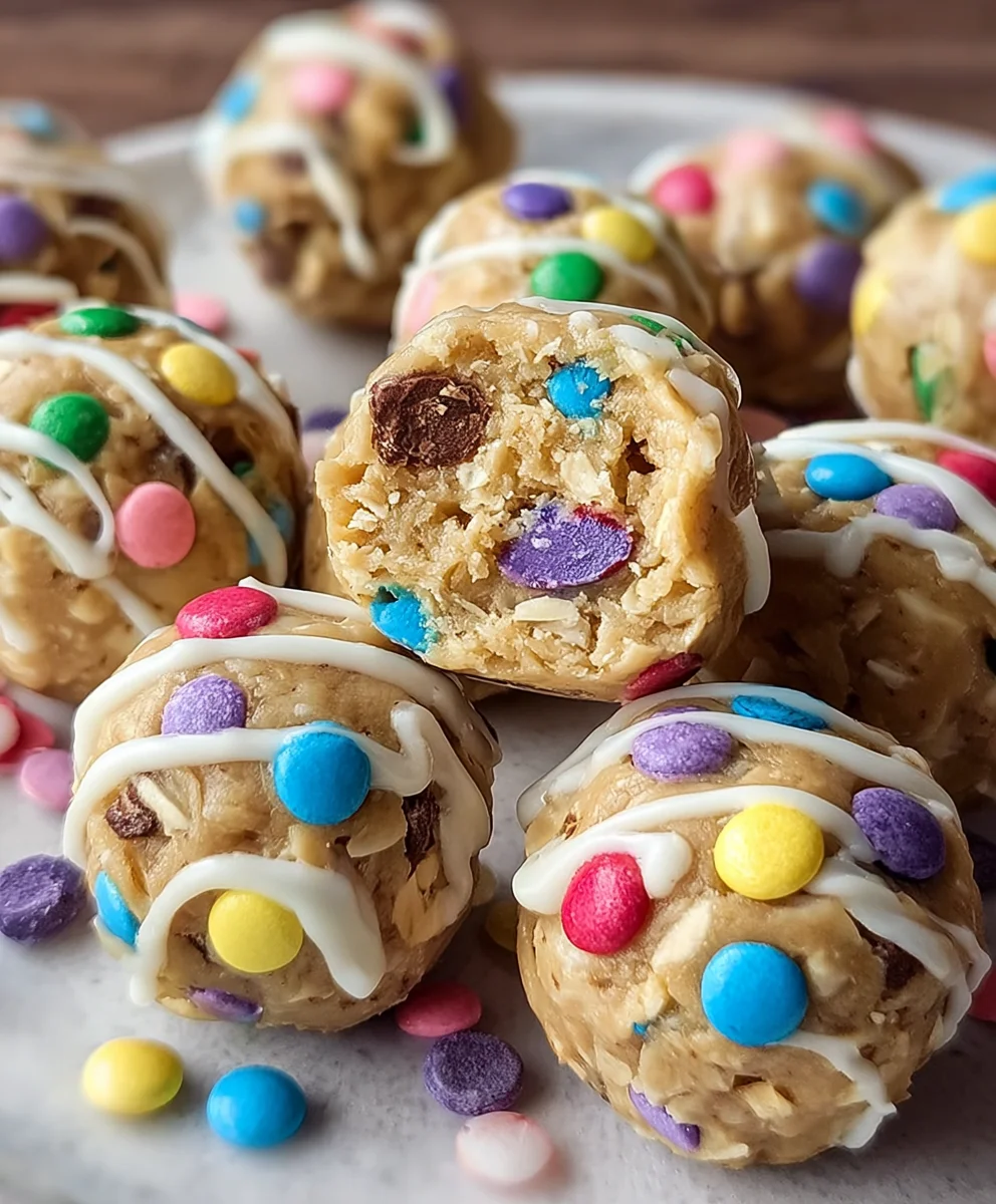Easter Egg Cookie Dough Bites-No Bake Treat