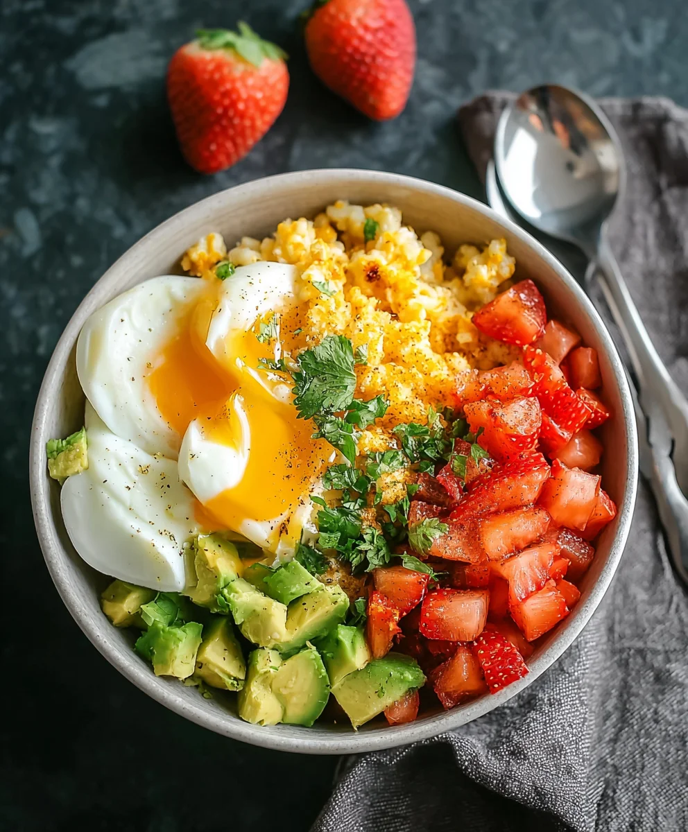 Speedy Beef Breakfast Bowl- Quick Meal Idea