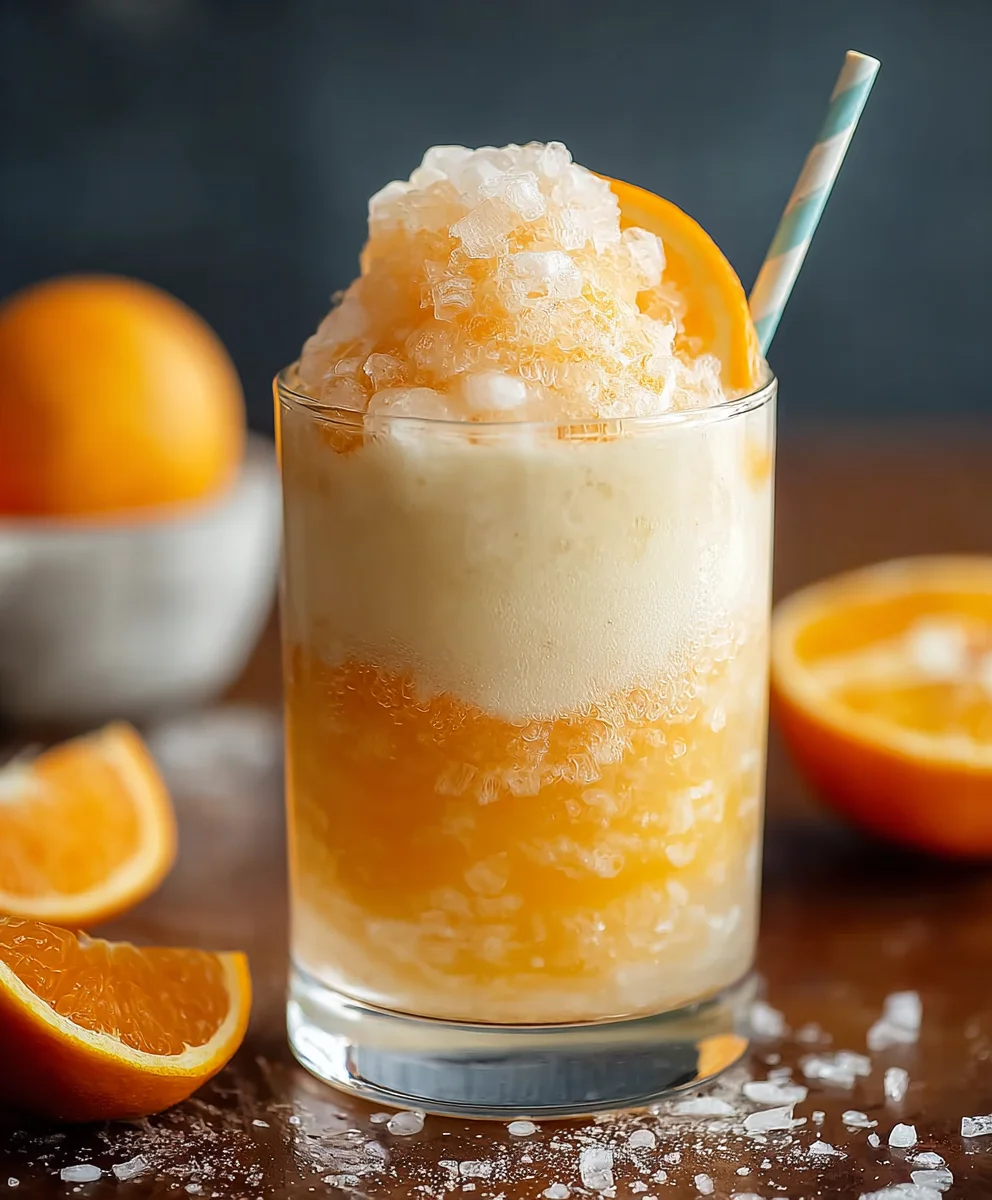 Creamsicle Dirty Soda- Creamy Orange Delight Drink