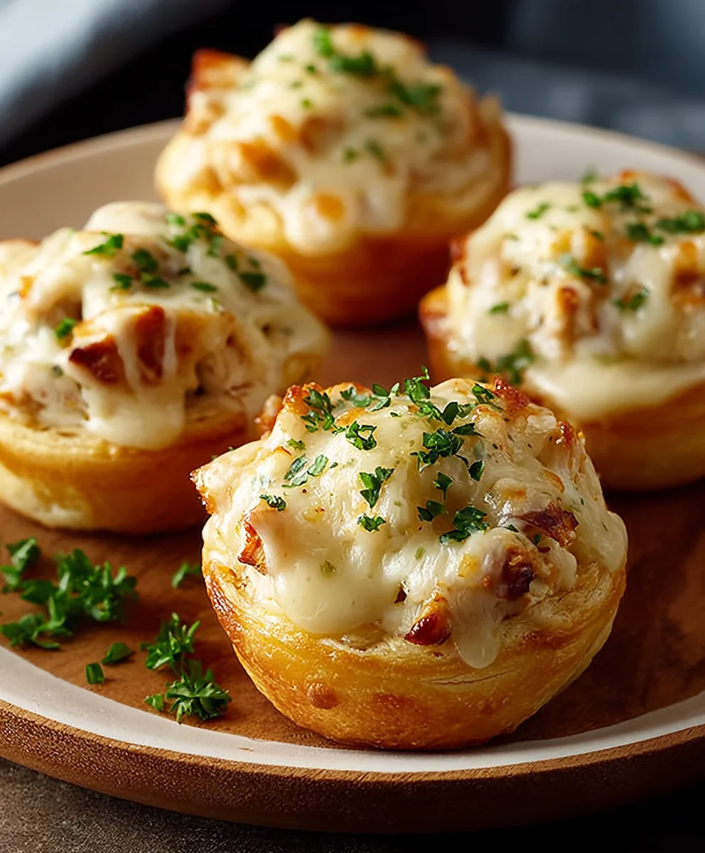 Chicken Alfredo Crazy Puffs-Easy Copycat Recipe