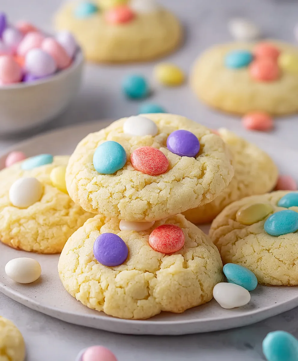 Easy Easter Cake Mix Cookies - Fun & Festive Treats