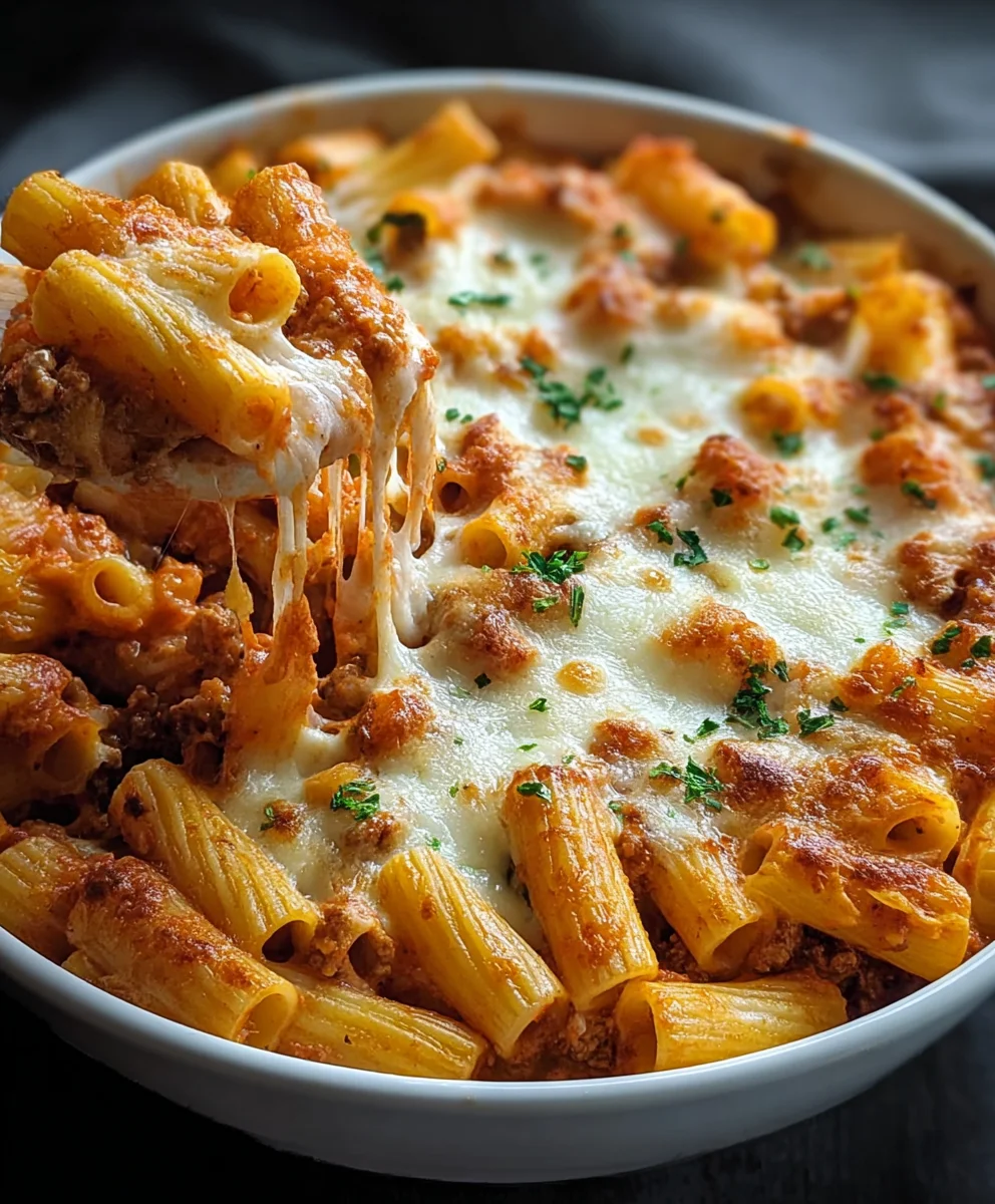 Ultimate Creamy Cheesy Baked Ziti Recipe