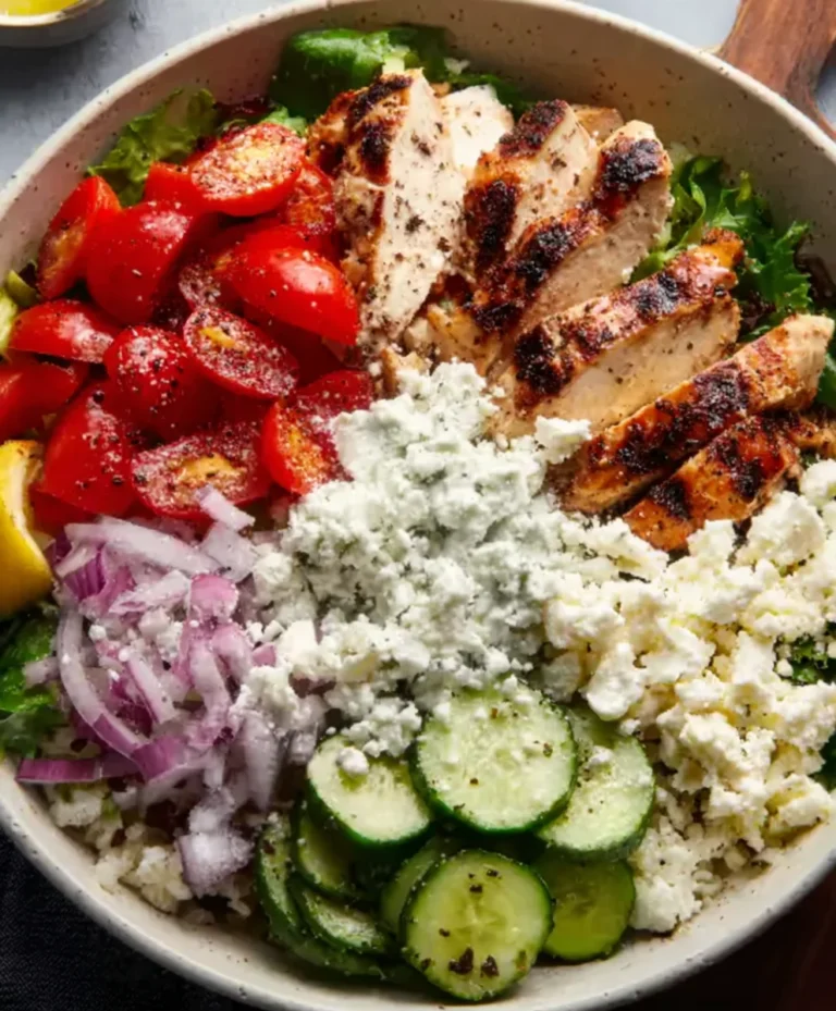 Easy Greek Chicken Bowls- Flavorful & Healthy Meal