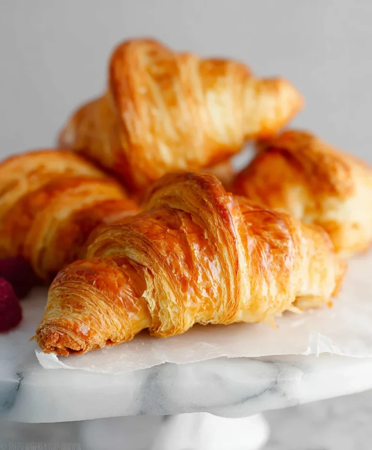 Flaky Homemade Croissants- Easy Recipe