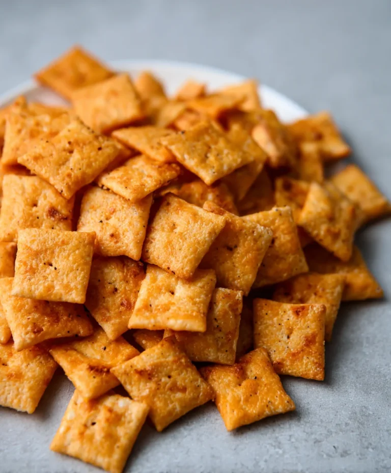 Homemade Sourdough Cheez-Its- Easy Snack Recipe